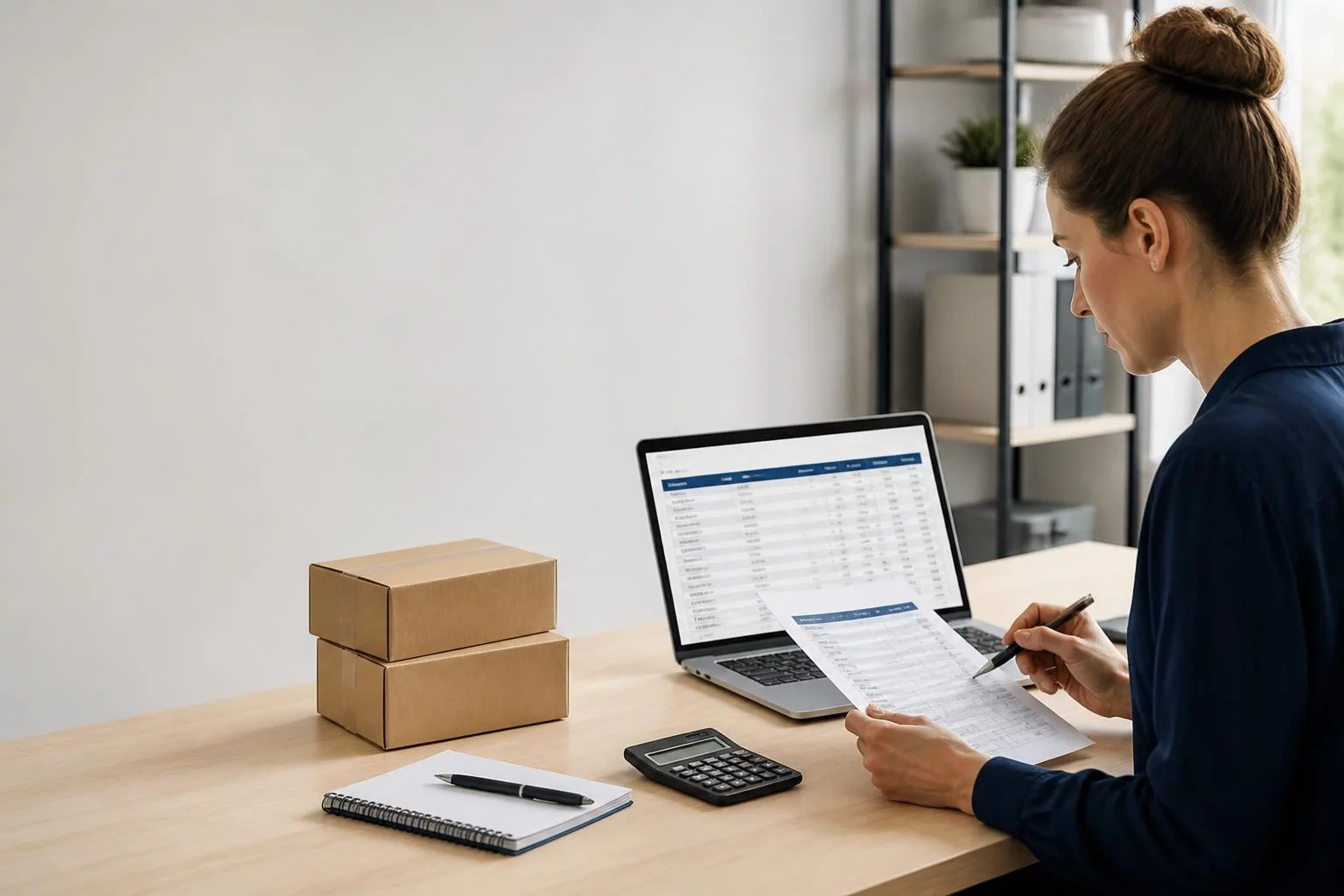 E-commerce Sales Tax Guide on digital screen