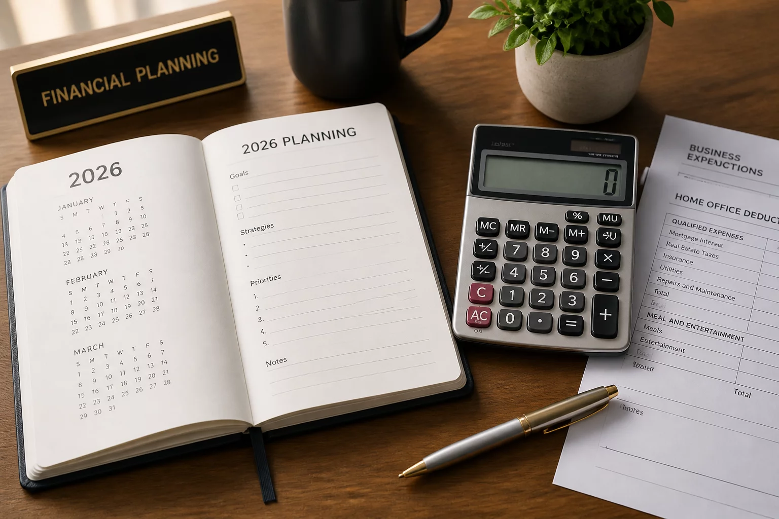 SMB Tax Deductions for 2026 Desk Setup