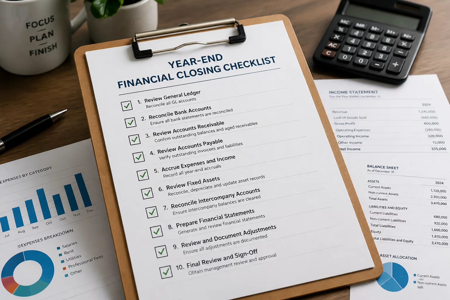 Year-End Financial Checklist
